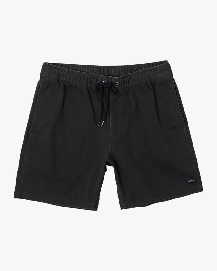 RVCA Shorts Boy039s Escape Solid Elastic Walkshorts 17034 Black 8211 Boys