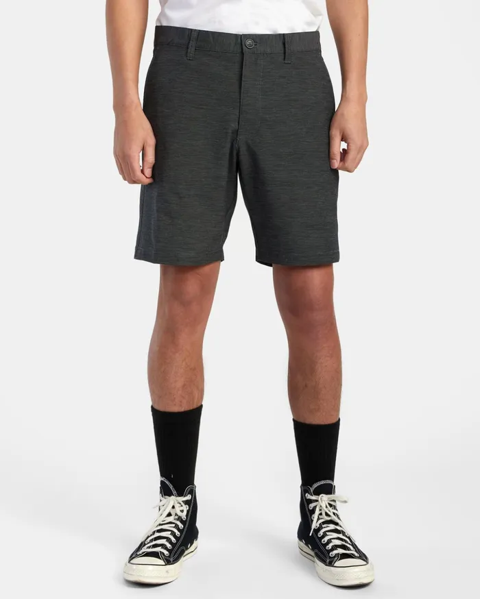RVCA Shorts Hybrids Daggers Chino Hybrid Boardshorts Black 8211 Men