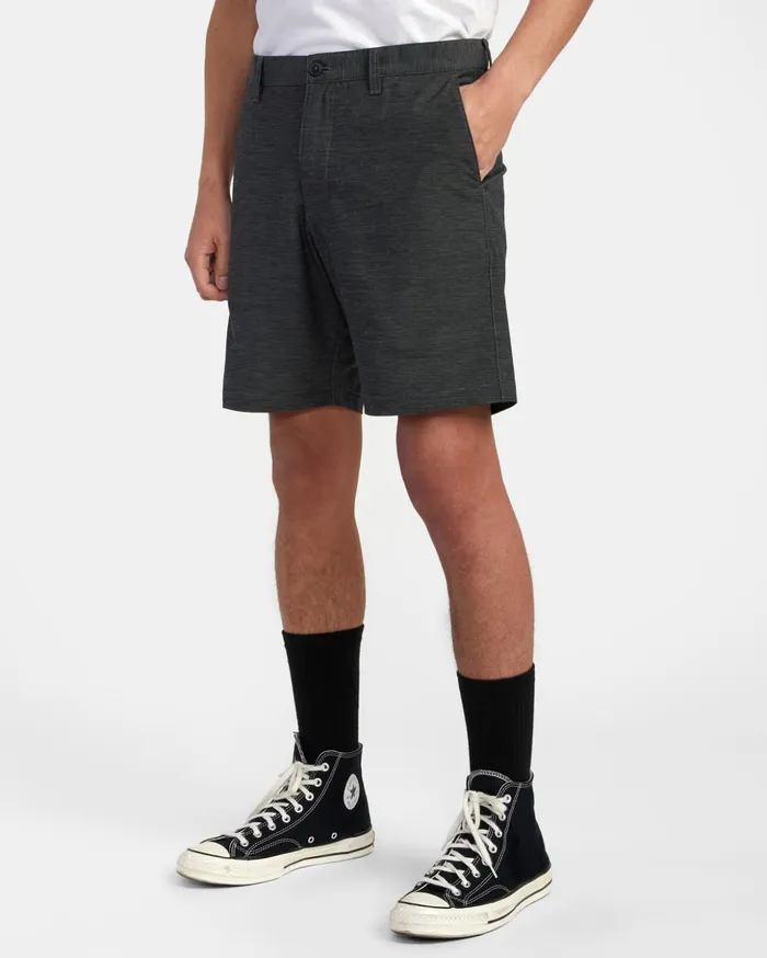 RVCA Shorts Hybrids Daggers Chino Hybrid Boardshorts Black 8211 Men