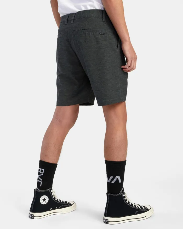 RVCA Shorts Hybrids Daggers Chino Hybrid Boardshorts Black 8211 Men