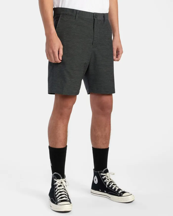 RVCA Shorts Hybrids Daggers Chino Hybrid Boardshorts Black 8211 Men