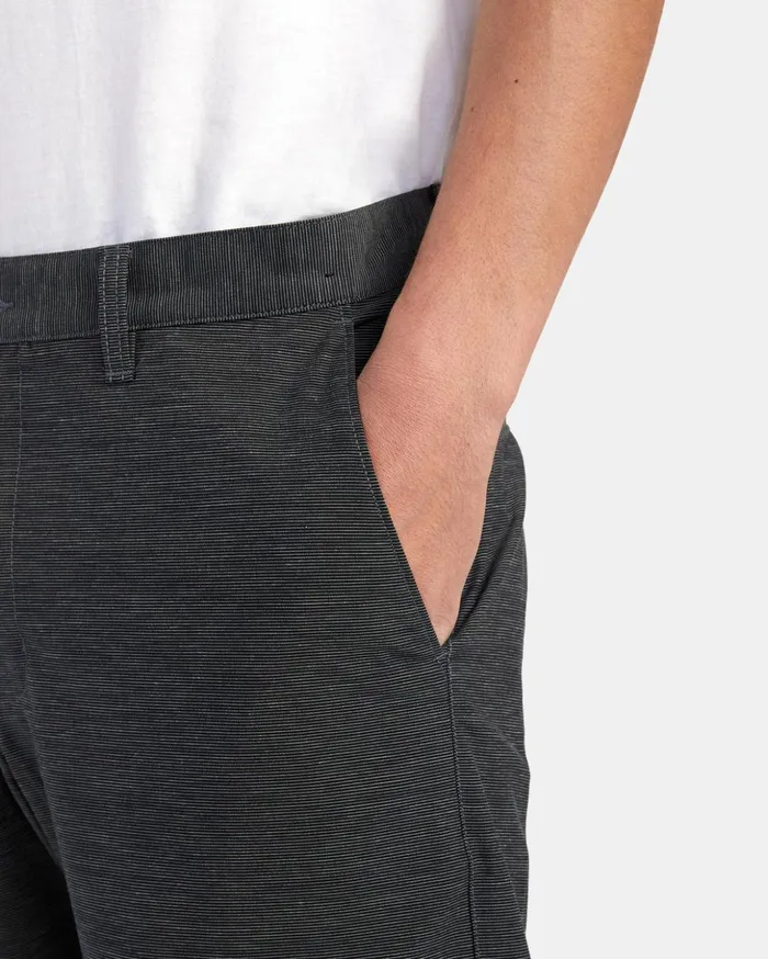RVCA Shorts Hybrids Daggers Chino Hybrid Boardshorts Black 8211 Men