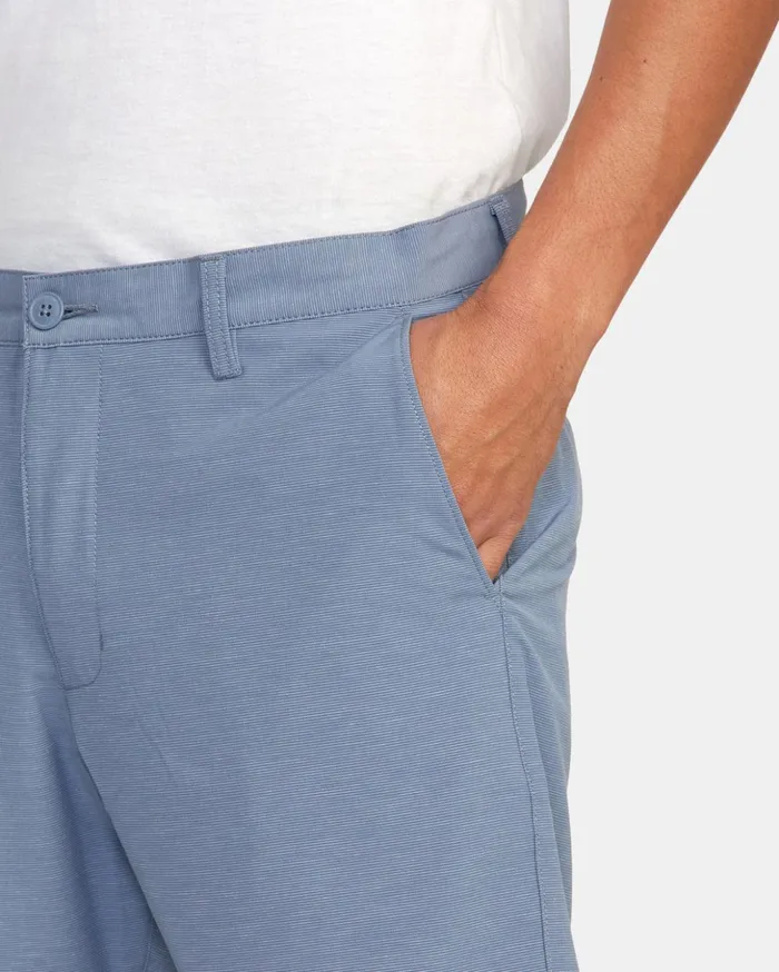 RVCA Shorts Hybrids Daggers Hybrid Chino Shorts 18034 Slate 8211 Men