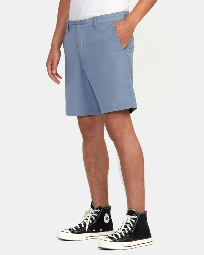 RVCA Shorts Hybrids Daggers Hybrid Chino Shorts 18034 Slate 8211 Men