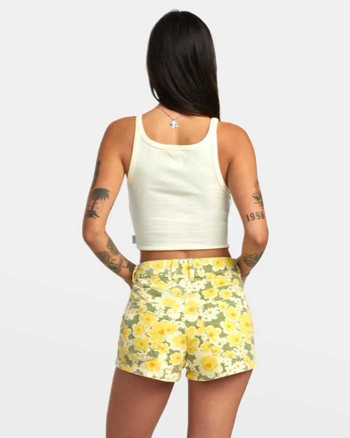 RVCA Shorts Skirts Belle Corduroy Shorts Fern 8211 Women