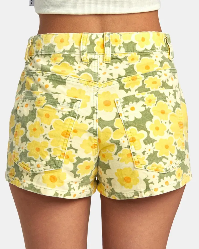 RVCA Shorts Skirts Belle Corduroy Shorts Fern 8211 Women
