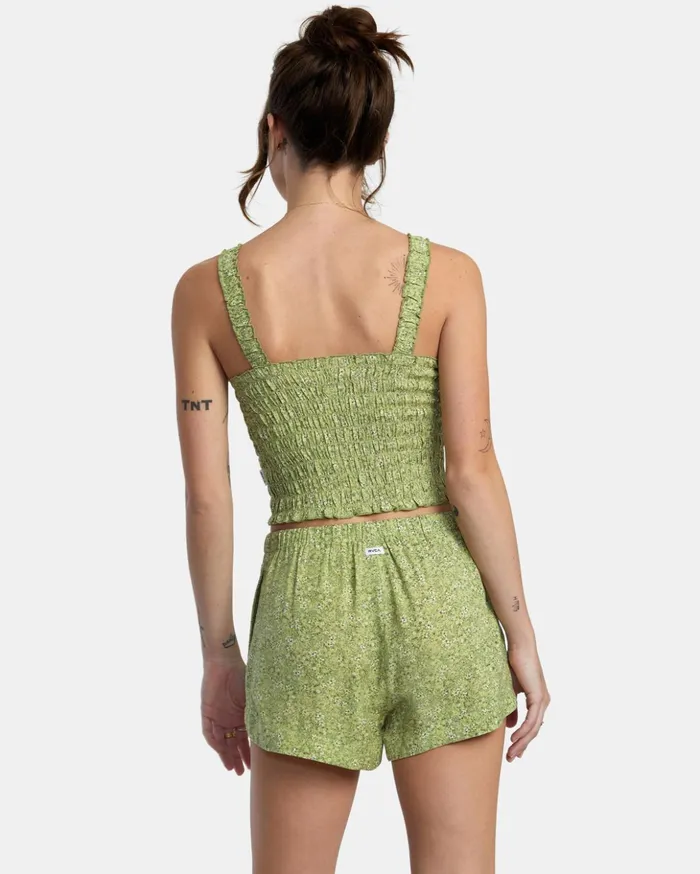 RVCA Shorts Skirts New Yume Drawcord Shorts Fern 8211 Women