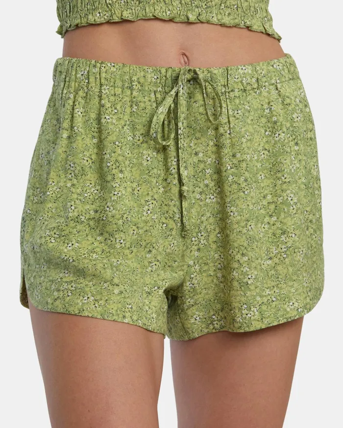 RVCA Shorts Skirts New Yume Drawcord Shorts Fern 8211 Women