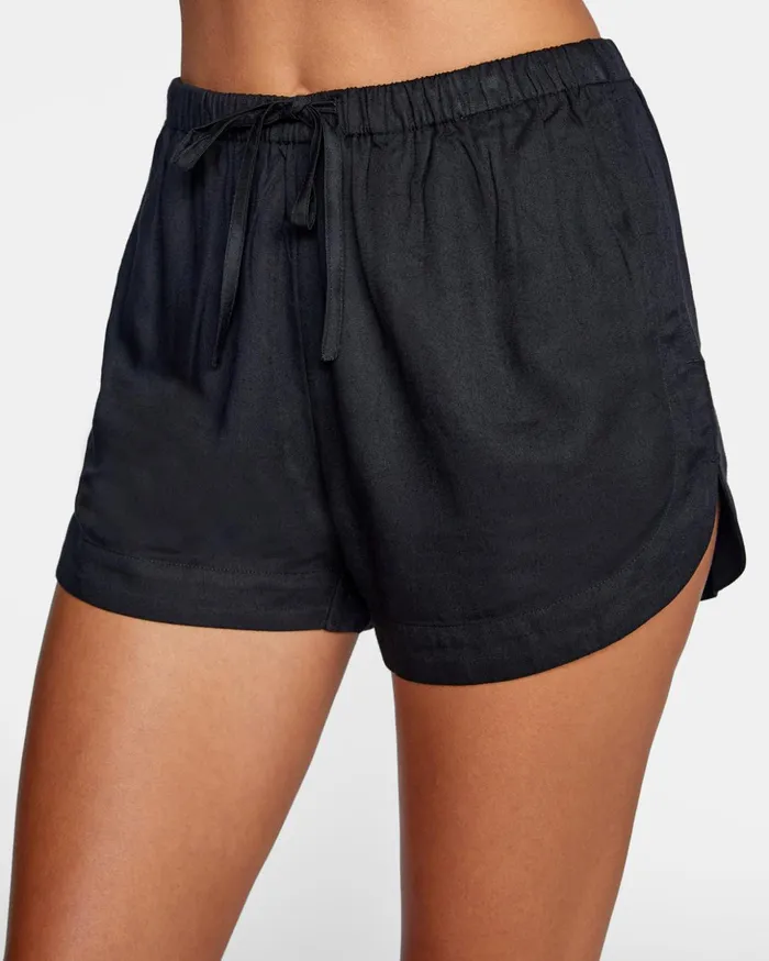 RVCA Shorts Skirts New Yume Elastic Short Black 8211 Women RVCA Shorts Skirts New Yume Elastic Short Black 8211 Women