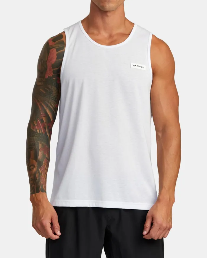 RVCA Tank Tops Icon Tank Top White 8211 Men