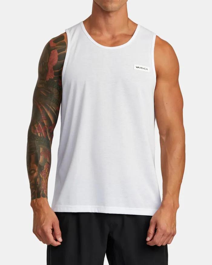 RVCA Tank Tops Icon Tank Top White 8211 Men