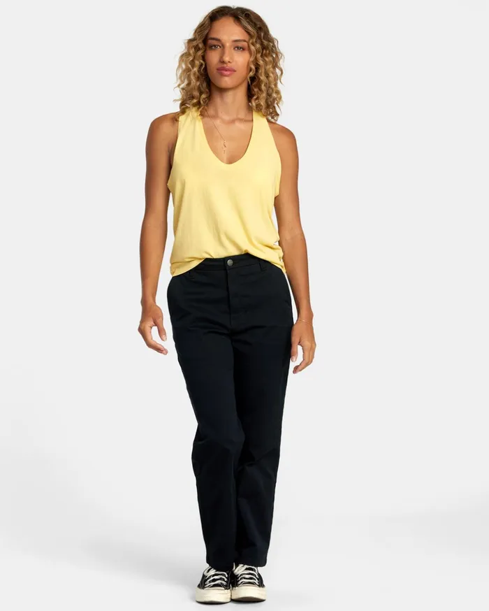 RVCA Tees Tanks Minted Tank Top Golden 8211 Women