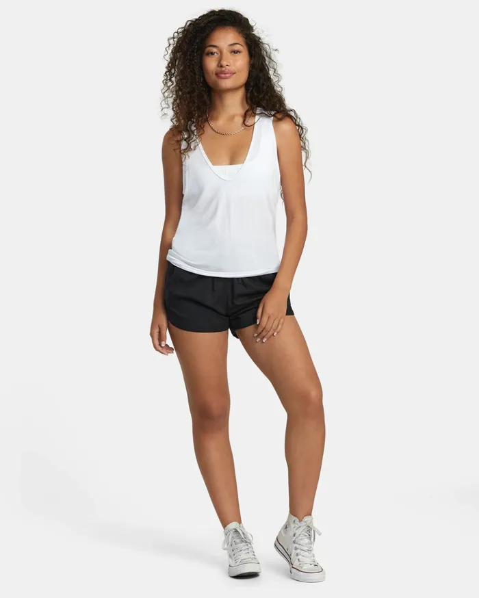 RVCA Tops Minted Tank Top Whisper White 8211 Women