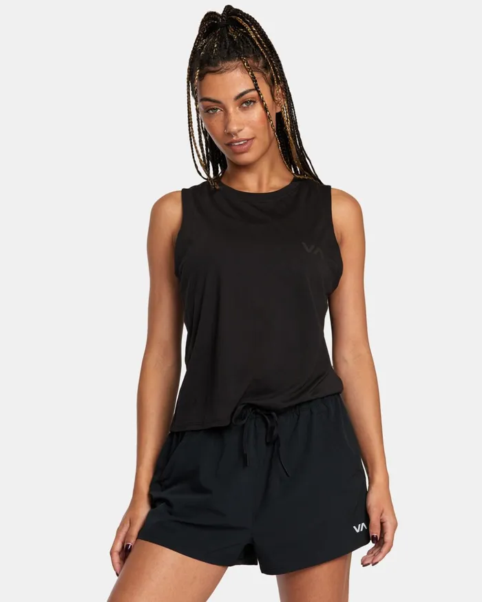 RVCA Tops VA 2 Sports Tank Top Black 8211 Women