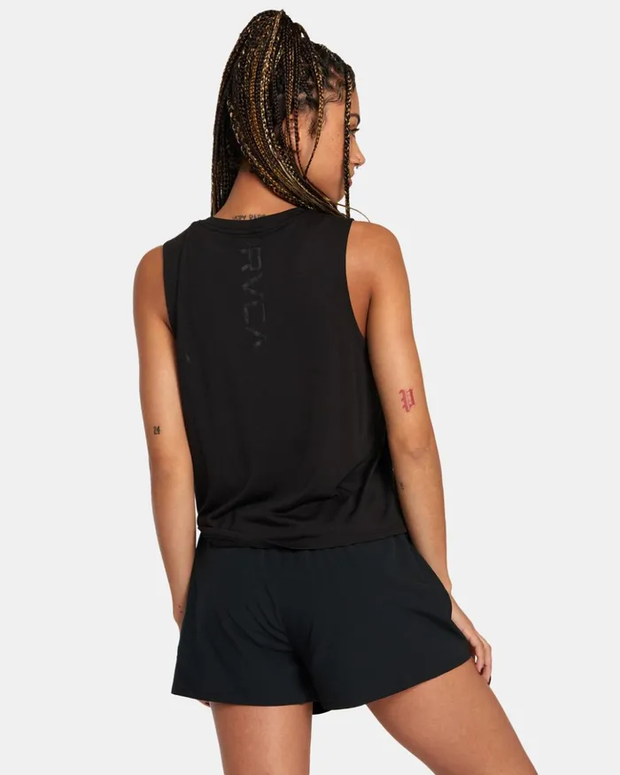 RVCA Tops VA 2 Sports Tank Top Black 8211 Women