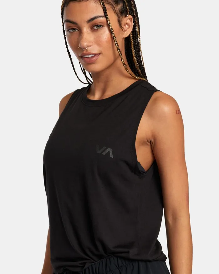 RVCA Tops VA 2 Sports Tank Top Black 8211 Women