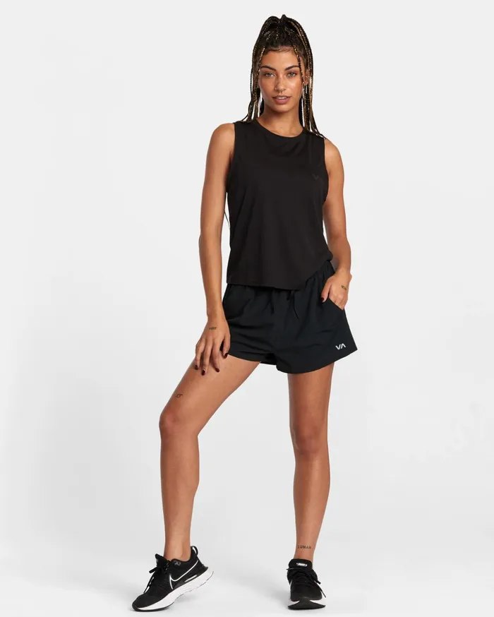 RVCA Tops VA 2 Sports Tank Top Black 8211 Women