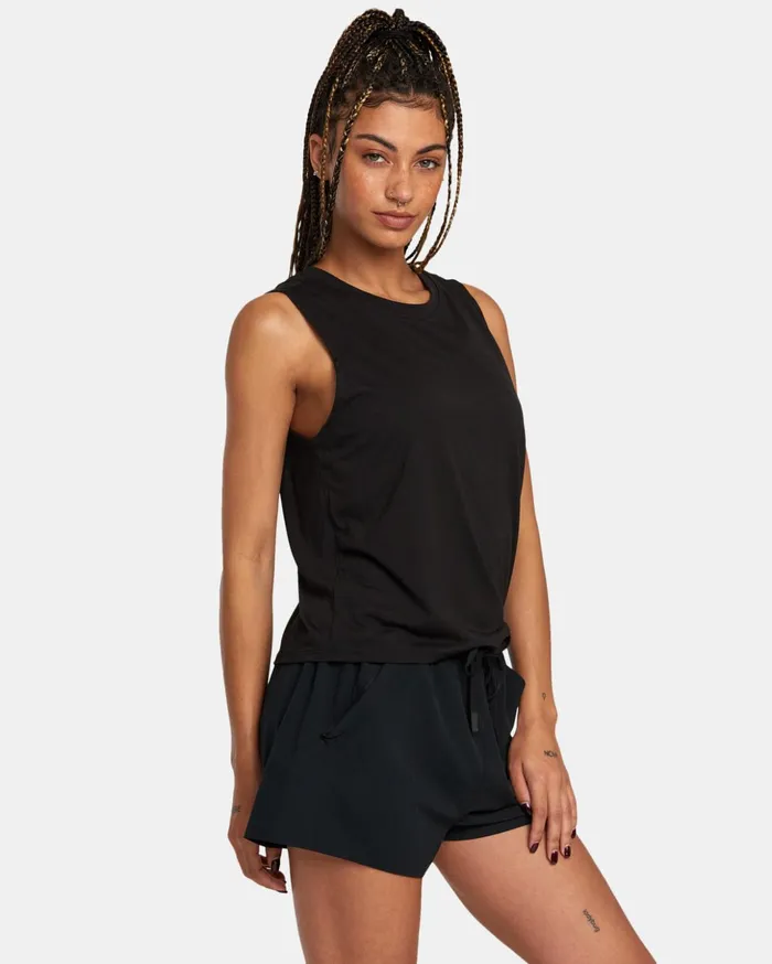 RVCA Tops VA 2 Sports Tank Top Black 8211 Women
