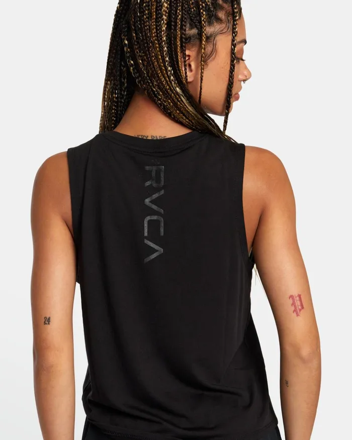 RVCA Tops VA 2 Sports Tank Top Black 8211 Women