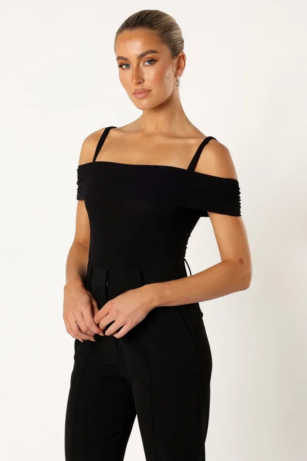 Ryder Bodysuit Black Tops Petal and Pup Women