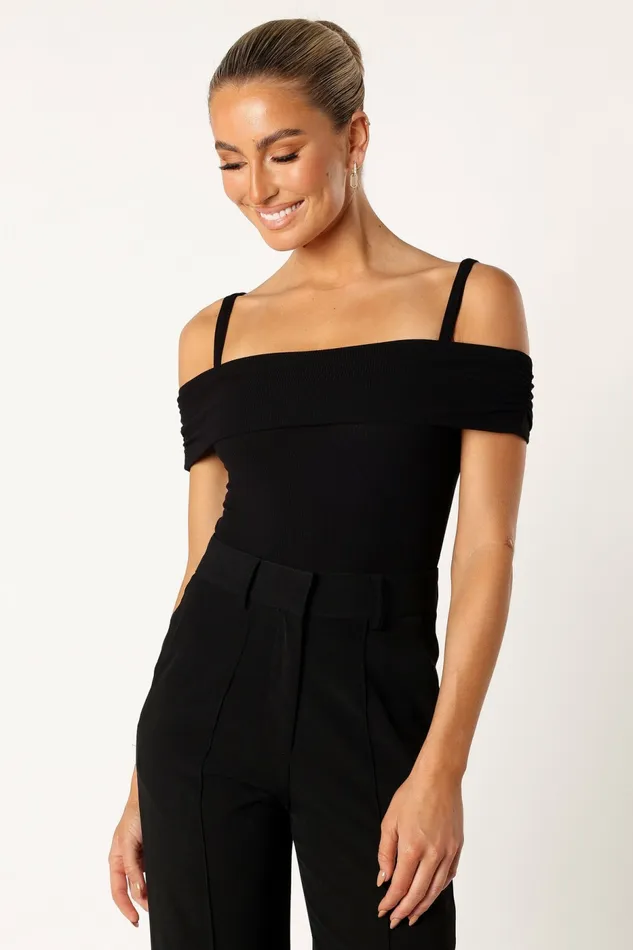 Ryder Bodysuit Black Tops Petal and Pup Women