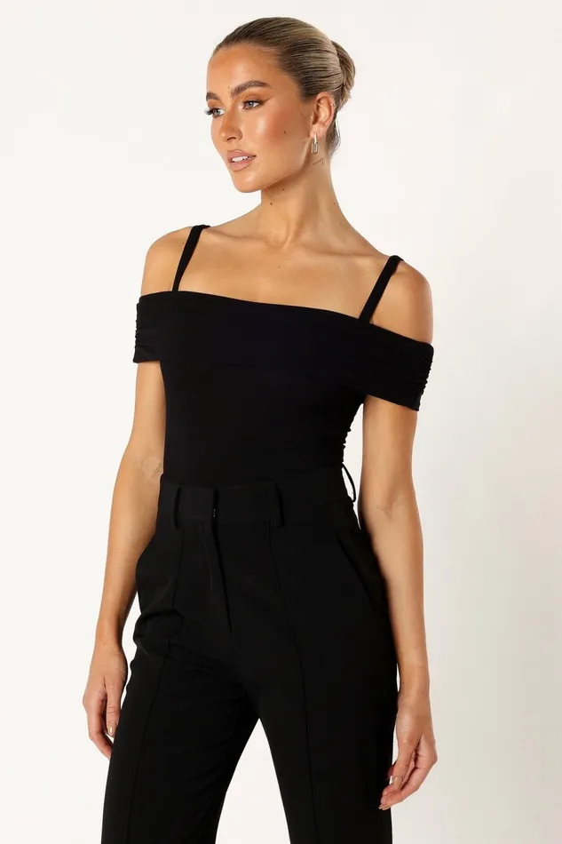 Ryder Bodysuit Black Tops Petal and Pup Women