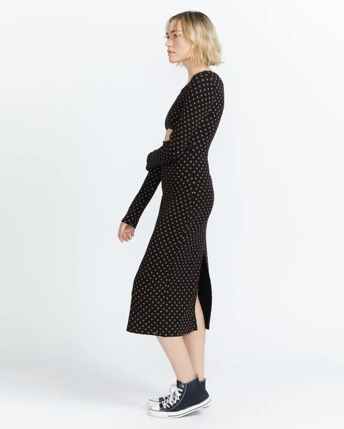 S Sential Dress 8211 Black Womens Volcom Dresses