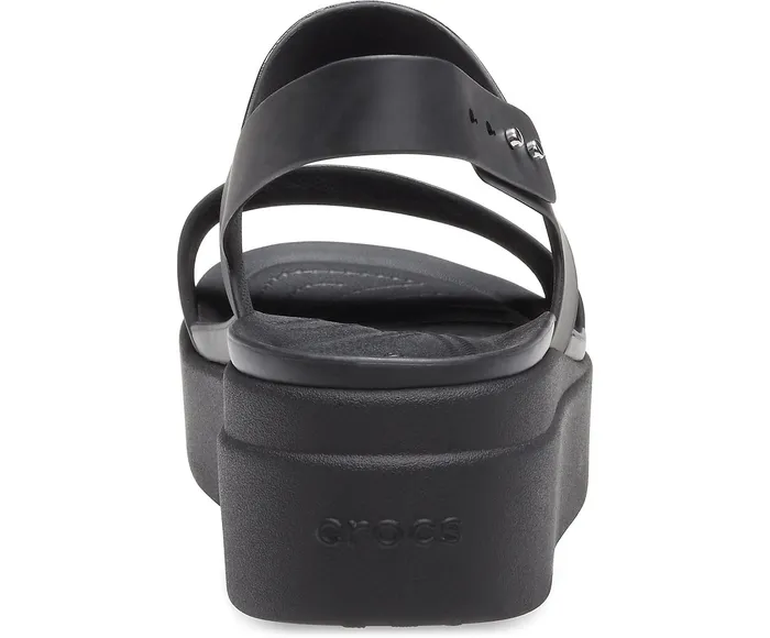 Sandals Crocs Brooklyn Low Wedge Black Black Crocs Women