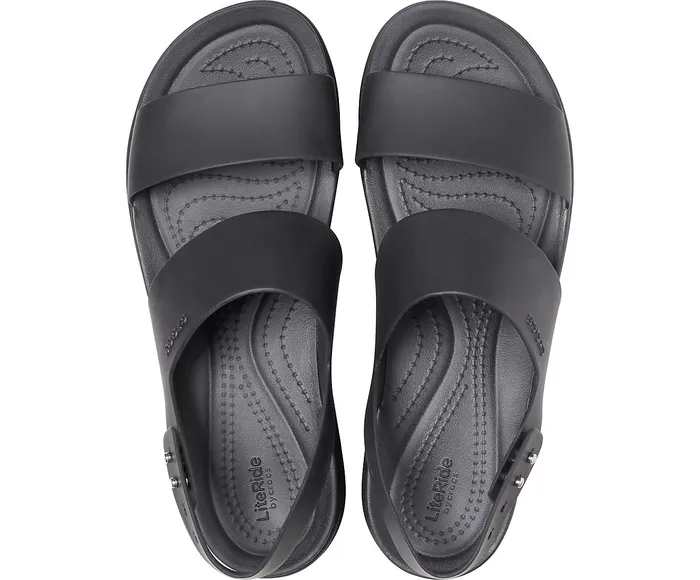 Sandals Crocs Brooklyn Low Wedge Black Black Crocs Women