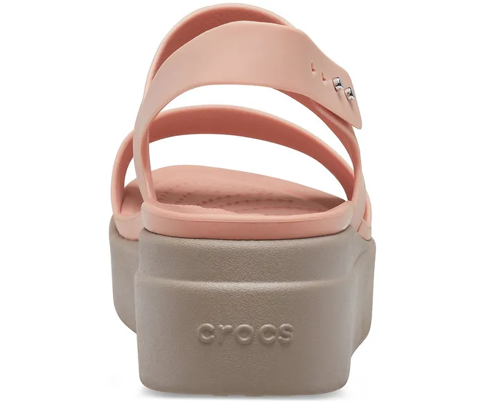 Sandals Crocs Brooklyn Low Wedge Pale Blush Mushroom Crocs Women