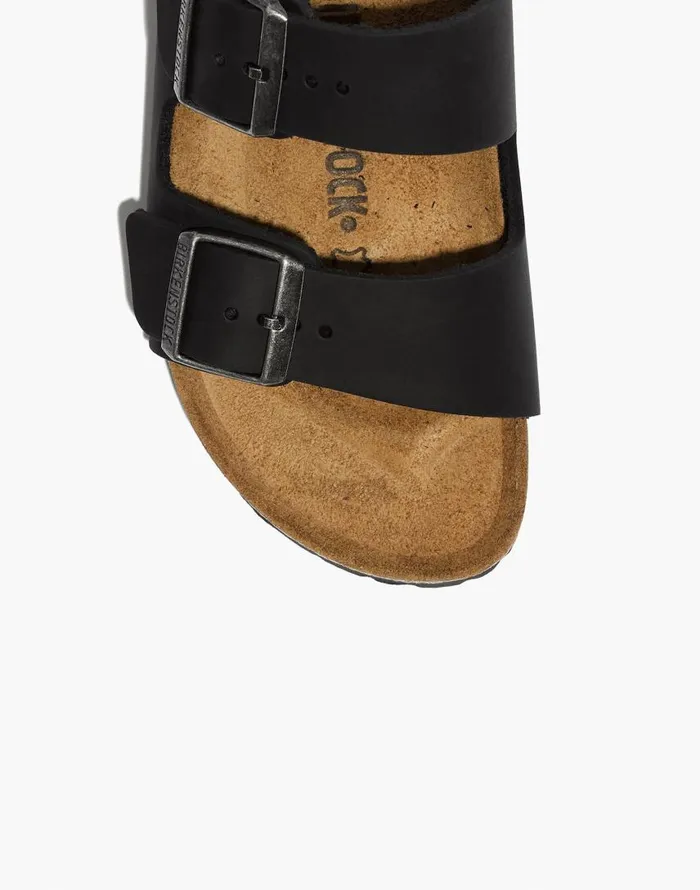Sandals Women Madewell Birkenstock Arizona Sandals In BirkoFlor True Black