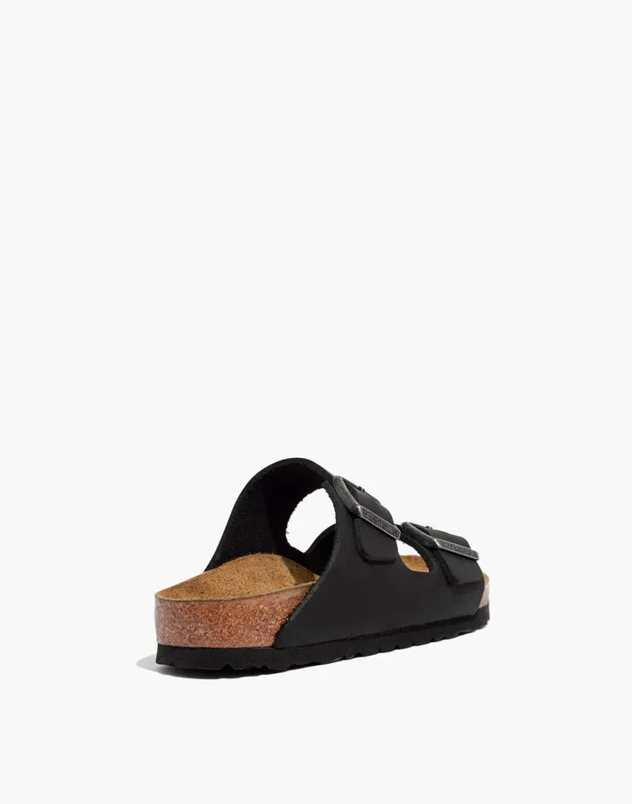 Sandals Women Madewell Birkenstock Arizona Sandals In BirkoFlor True Black