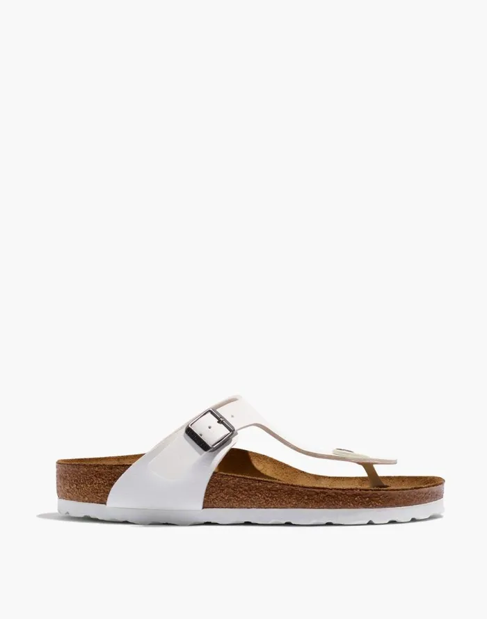 Sandals Women Madewell Birkenstock Gizeh Sandals In BirkoFlor White