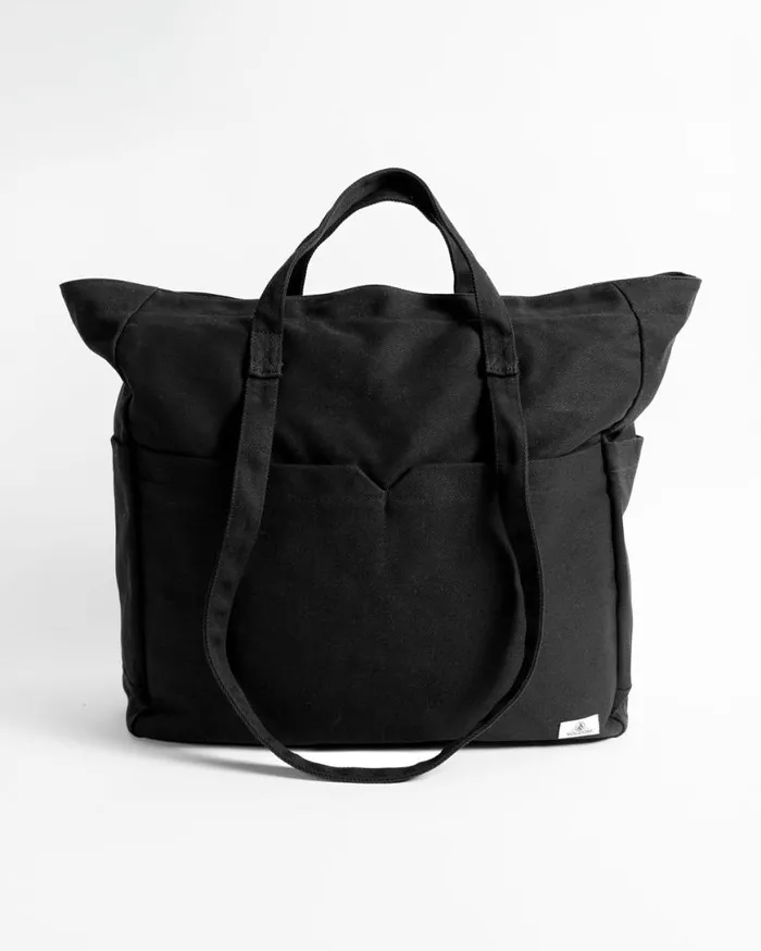 Schoolyard Canvas Tote 8211 New Black Womens Volcom Bags and Backpacks