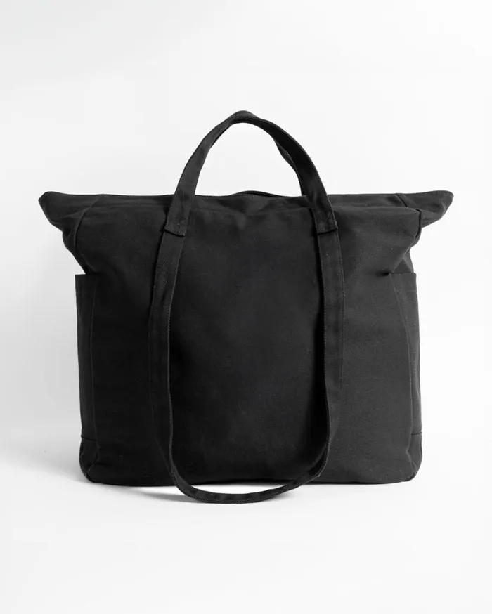 Schoolyard Canvas Tote 8211 New Black Womens Volcom Bags and Backpacks