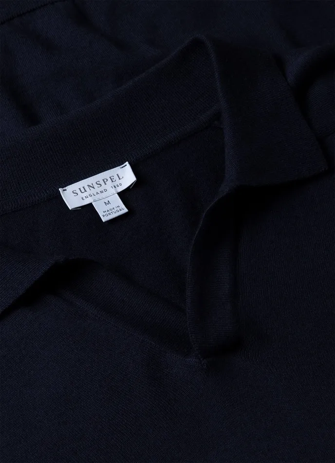 Sea Island Cashmere Polo Shirt Navy Polo Shirts ussunspel Men Sea Island Cashmere Polo Shirt Navy Polo Shirts ussunspel Men