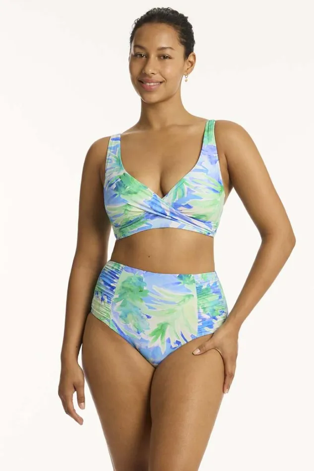 Sea Level Bottoms Key Largo High Waist Gathered Side Pant Key Largo 8211 Women