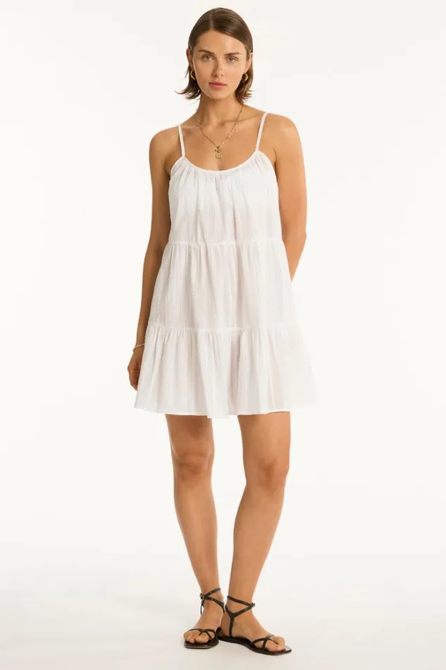 Sea Level Dresses Heatwave Short Sundress Heatwave White 8211 Women