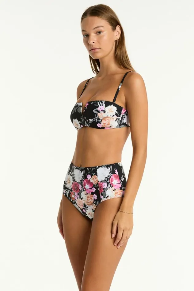 Sea Level Tops Belle V Bandeau Belle Black 8211 Women