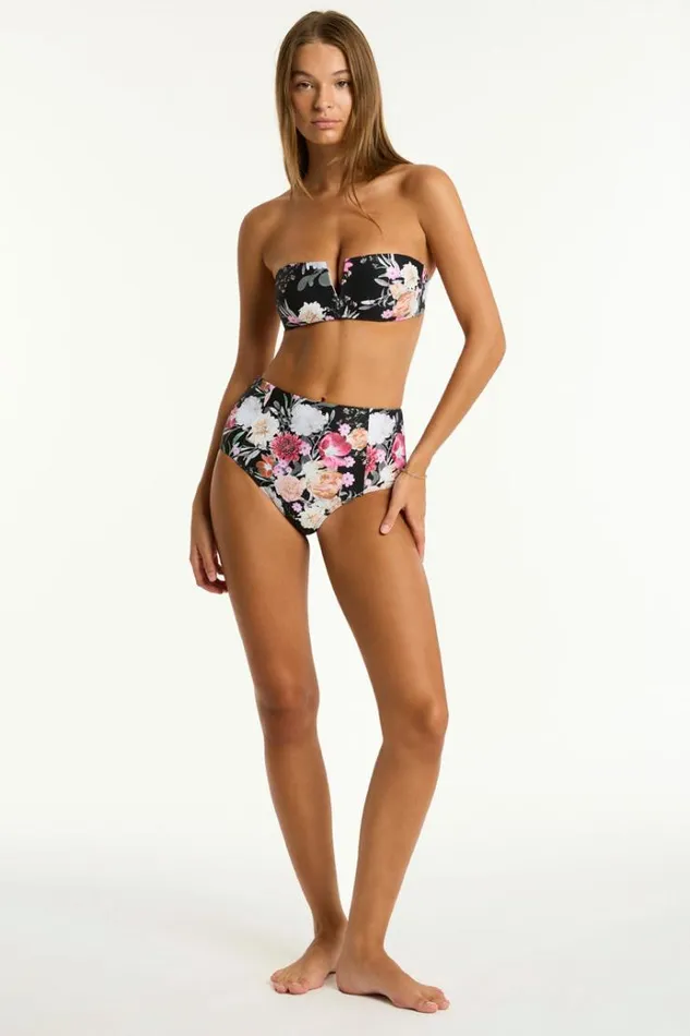 Sea Level Tops Belle V Bandeau Belle Black 8211 Women
