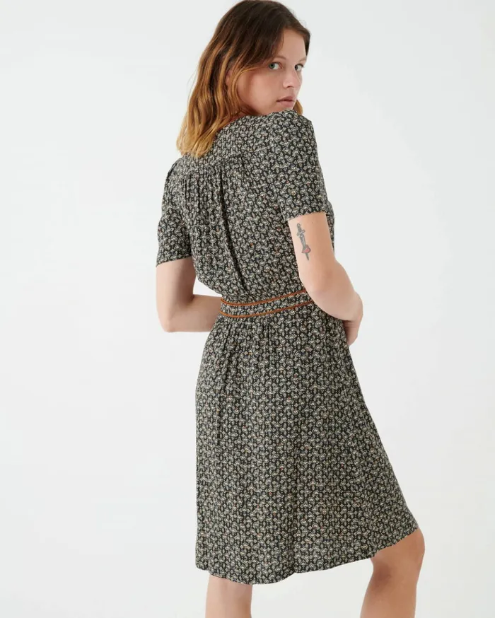Sessn Womens Dresses Jimama Coffee Blue Orozco