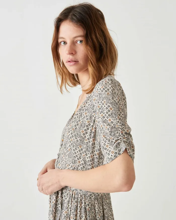 Sessn Womens Dresses Open lee Fleur De Sel Alano