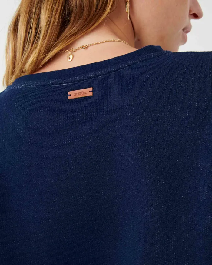 Sessn Womens Jumpers Ito Indigo