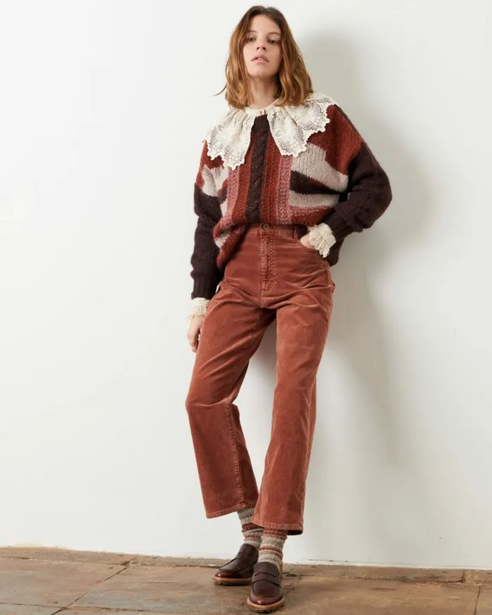 Sessn Womens Jumpers Woolen Wisconsin Rose