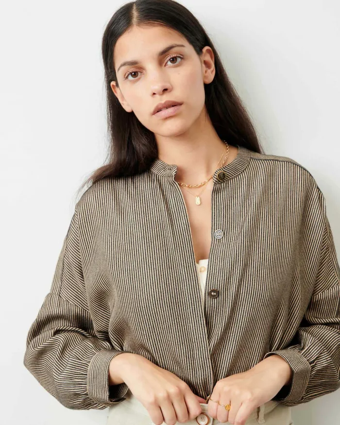 Sessn Womens Shirts And Blouses Colonella Sandblack Gift 4 You