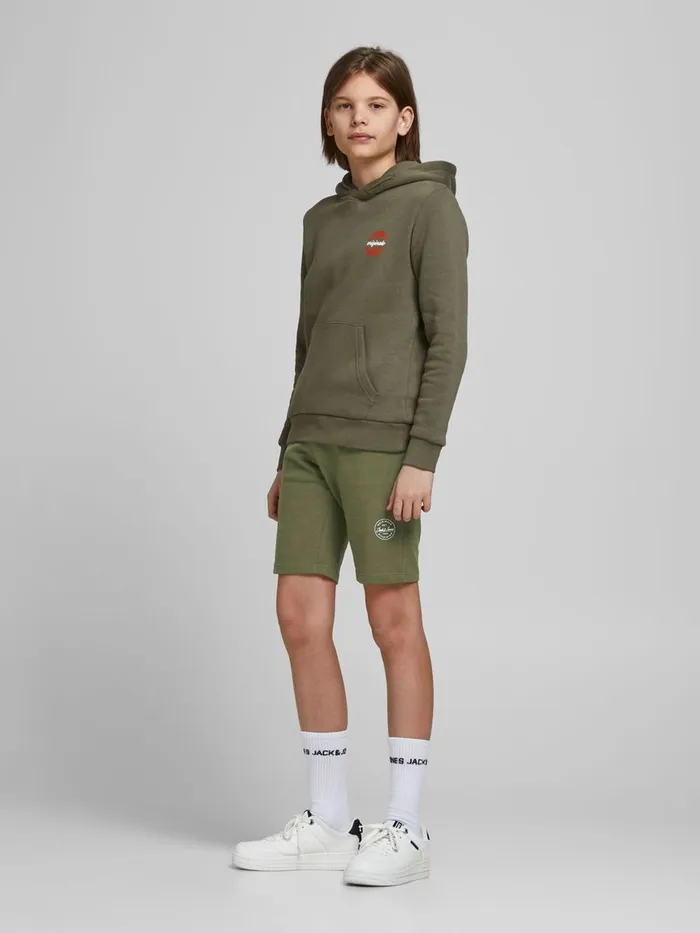 Shirts JACK and JONES Junior BOYS 2PACK SWEAT SHORTS Green Navy Blazer Near Me