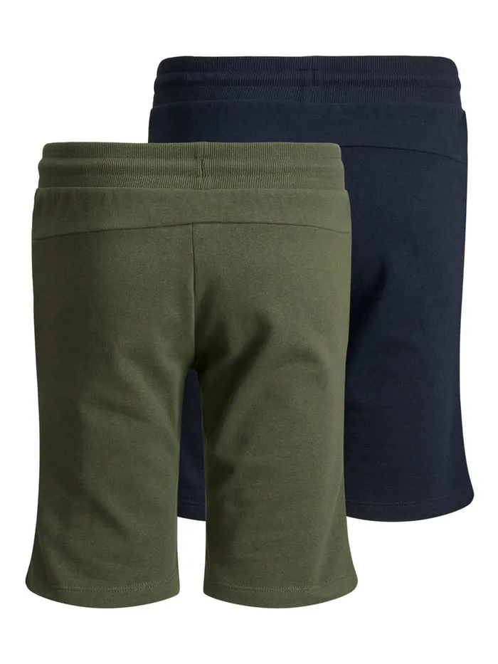 Shirts JACK and JONES Junior BOYS 2PACK SWEAT SHORTS Green Navy Blazer Near Me