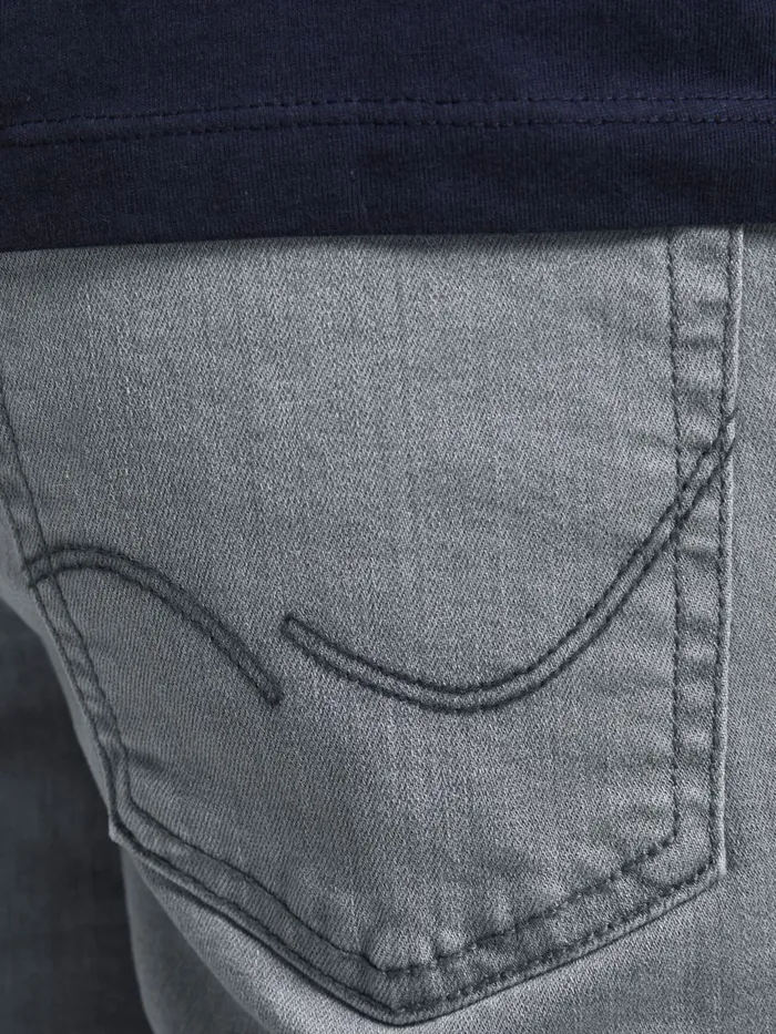Shirts JACK and JONES Junior BOYS RICK ORIGINAL AGI 008 DENIM SHORTS Grey Grey Denim Gift Ideas