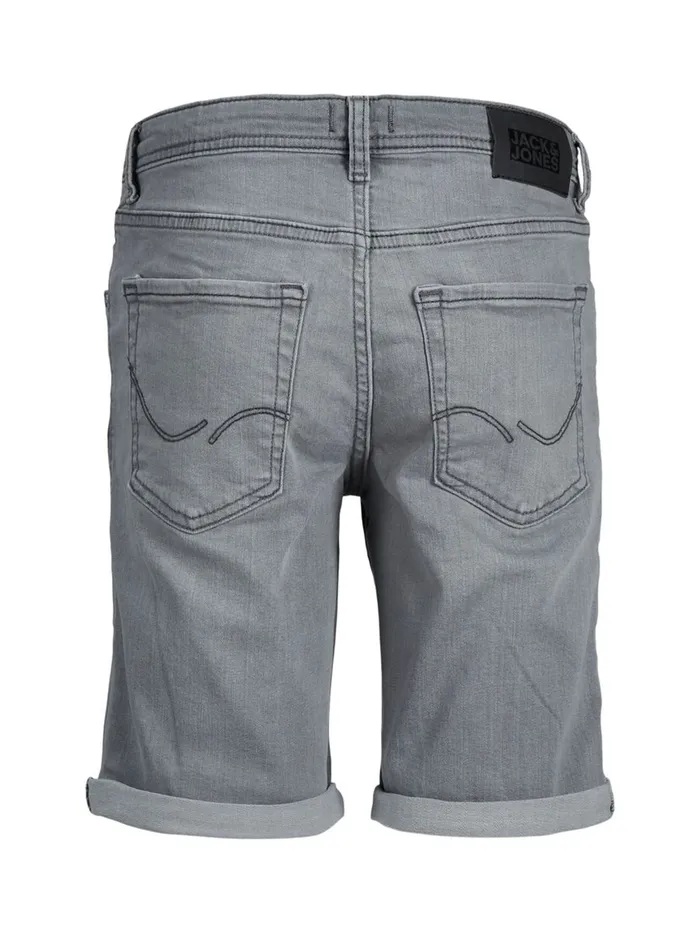 Shirts JACK and JONES Junior BOYS RICK ORIGINAL AGI 008 DENIM SHORTS Grey Grey Denim Gift Ideas