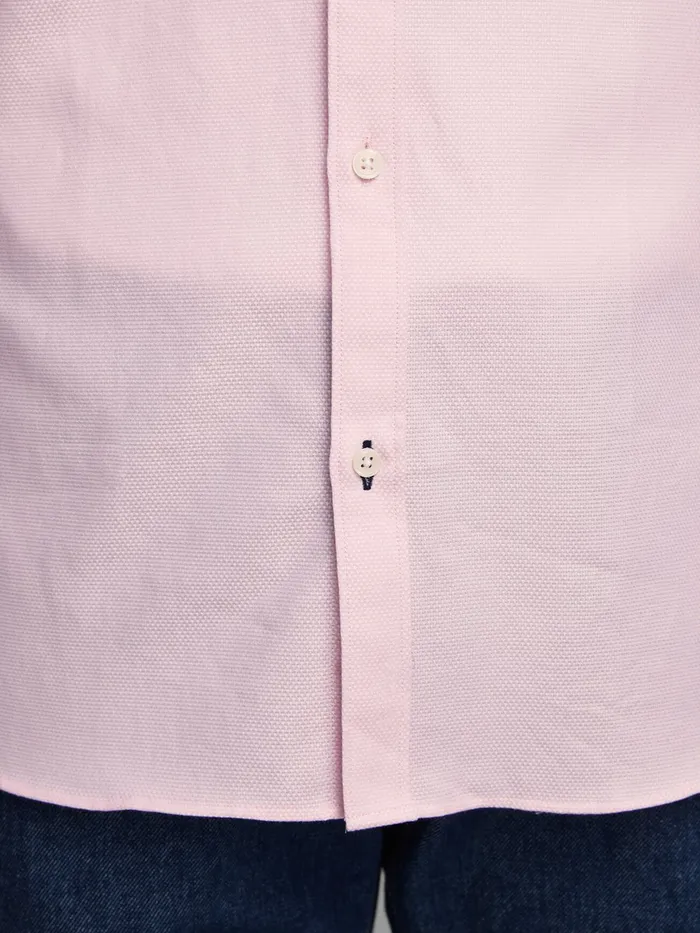 Shirts JACK and JONES Mens SLIM FIT SHIRT Pastel Prism Pink Cheap On Sale